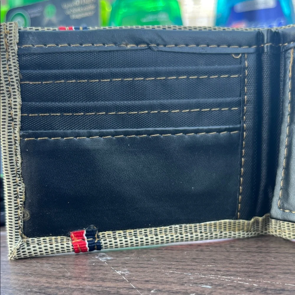 Polo by Ralph Lauren Tan and Red Money Clip